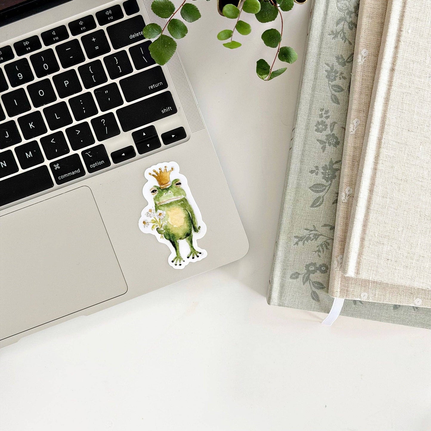 Frog prince sticker
