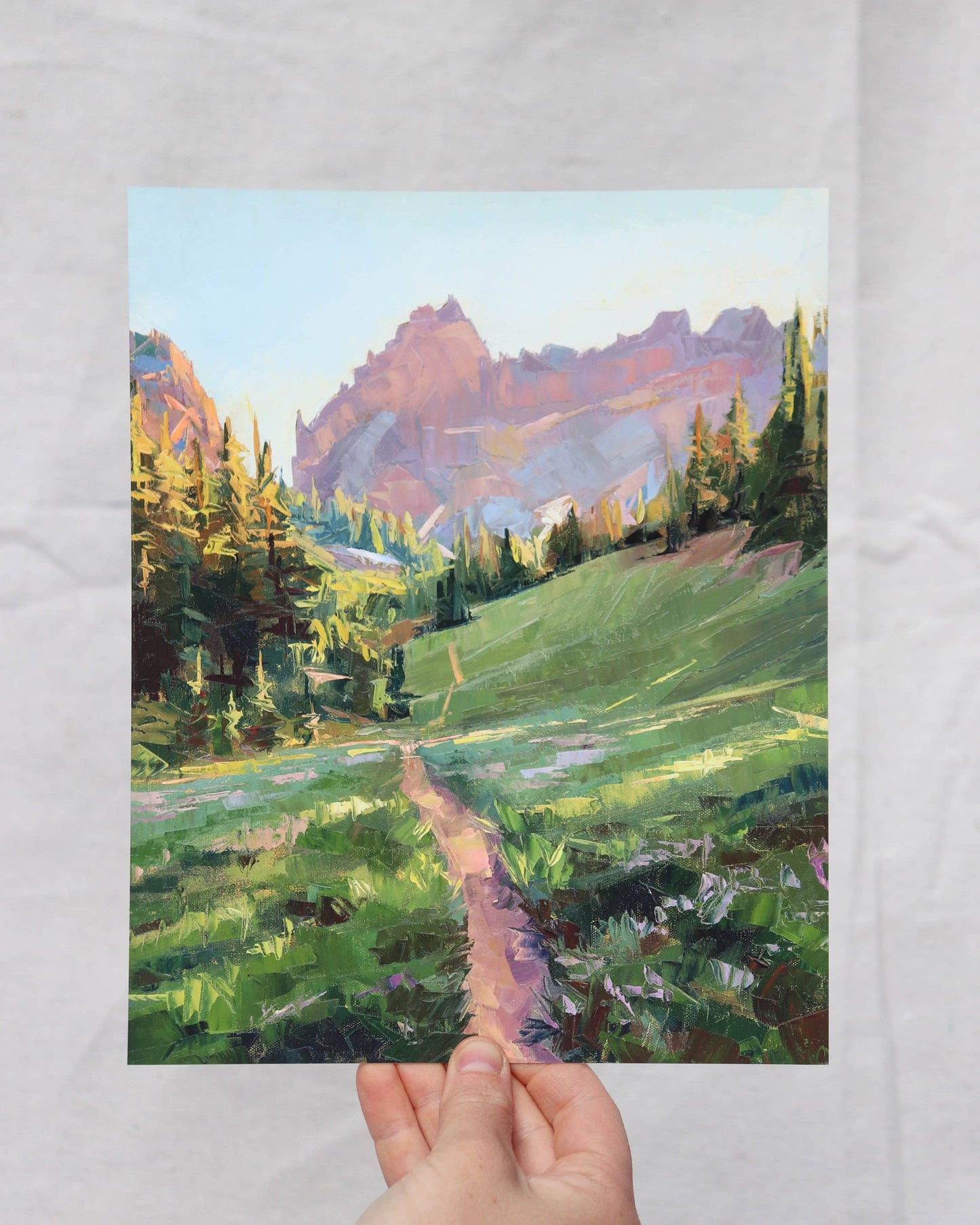 'Three Fingered Jack Trail' Print
