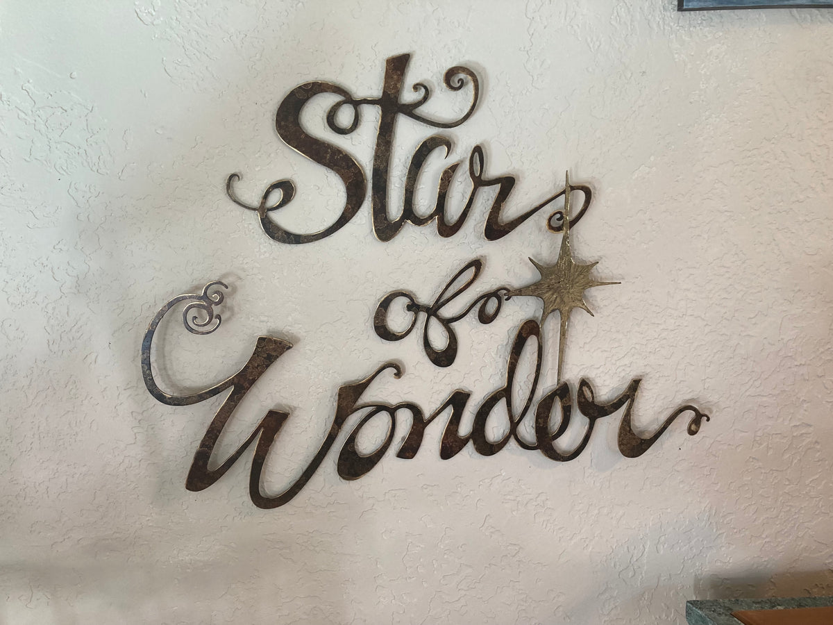 Star of Wonder- Wall Words by Marji Scott