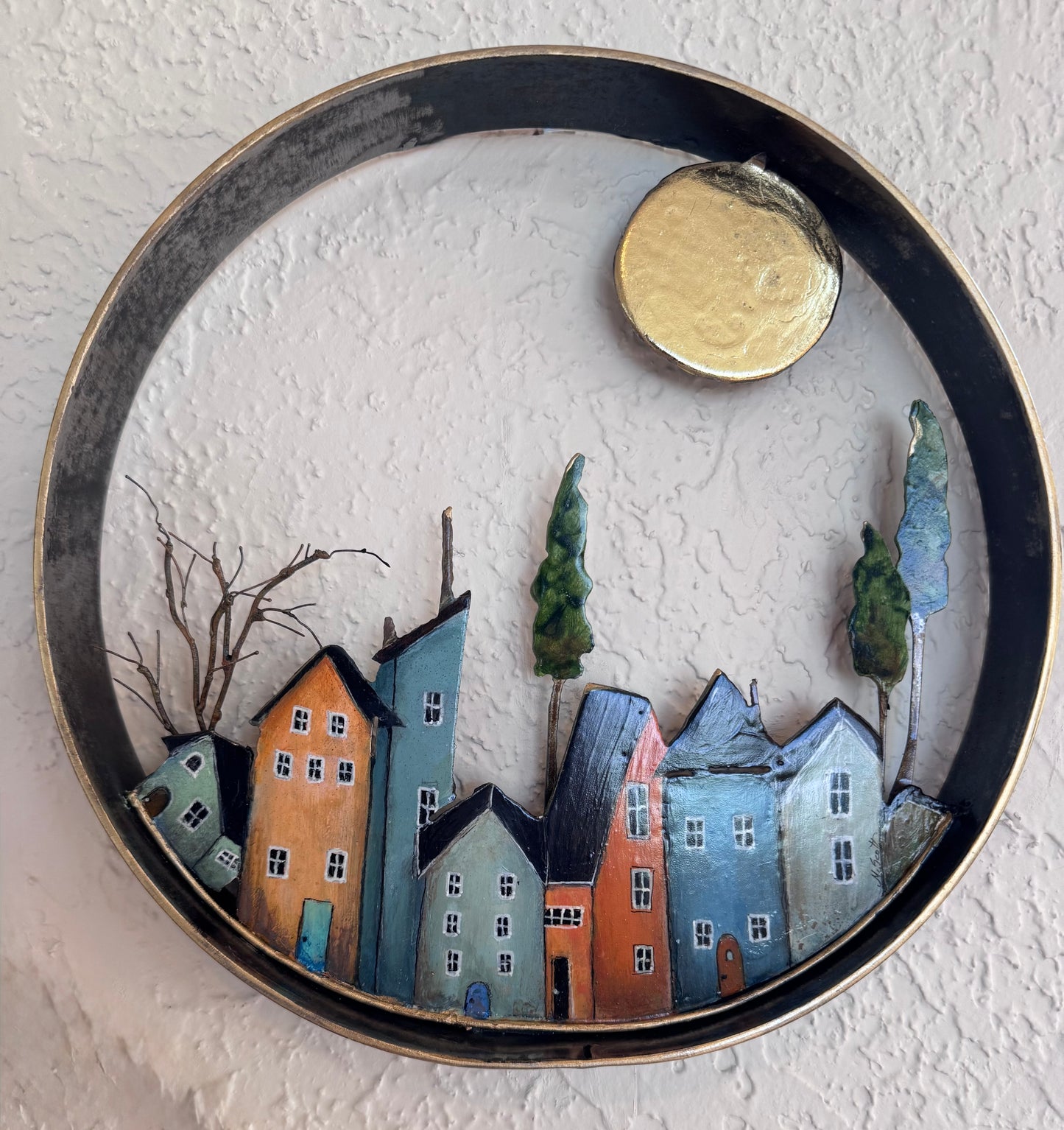 Town w/ Trees - 11"