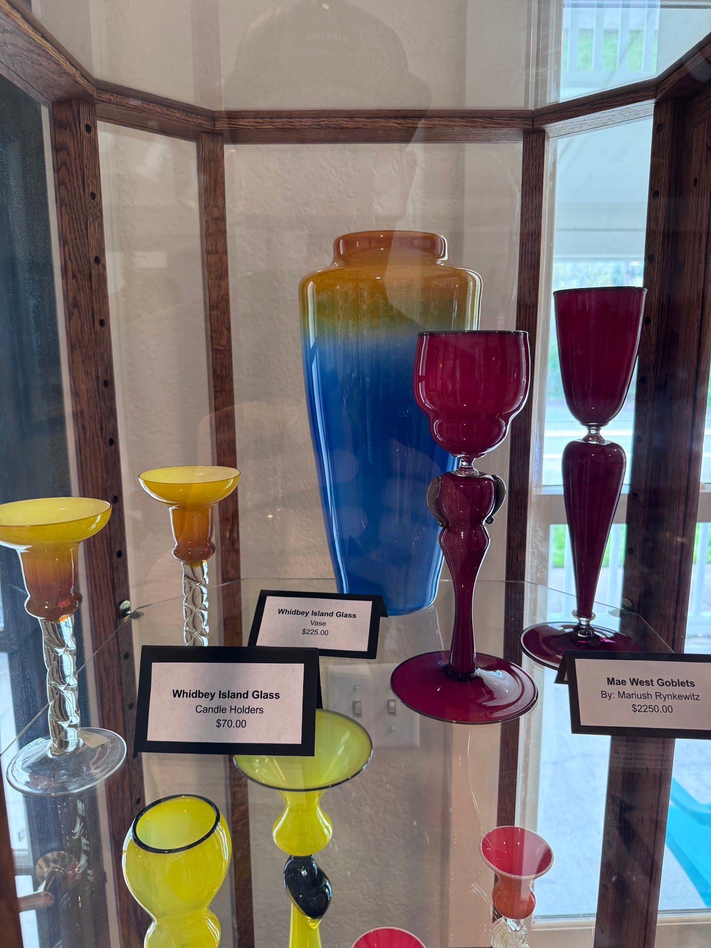 Blown Glass Mae West Goblets