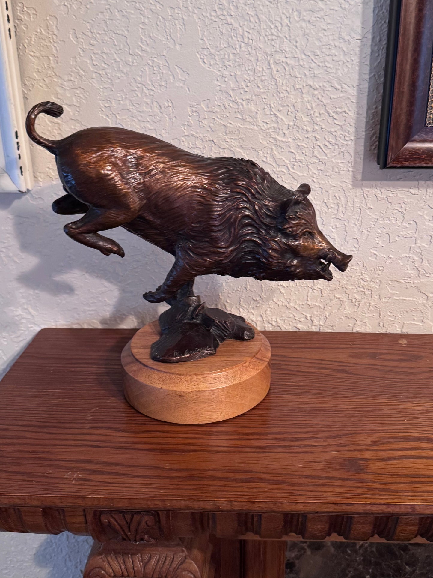 Bronze Boar Running