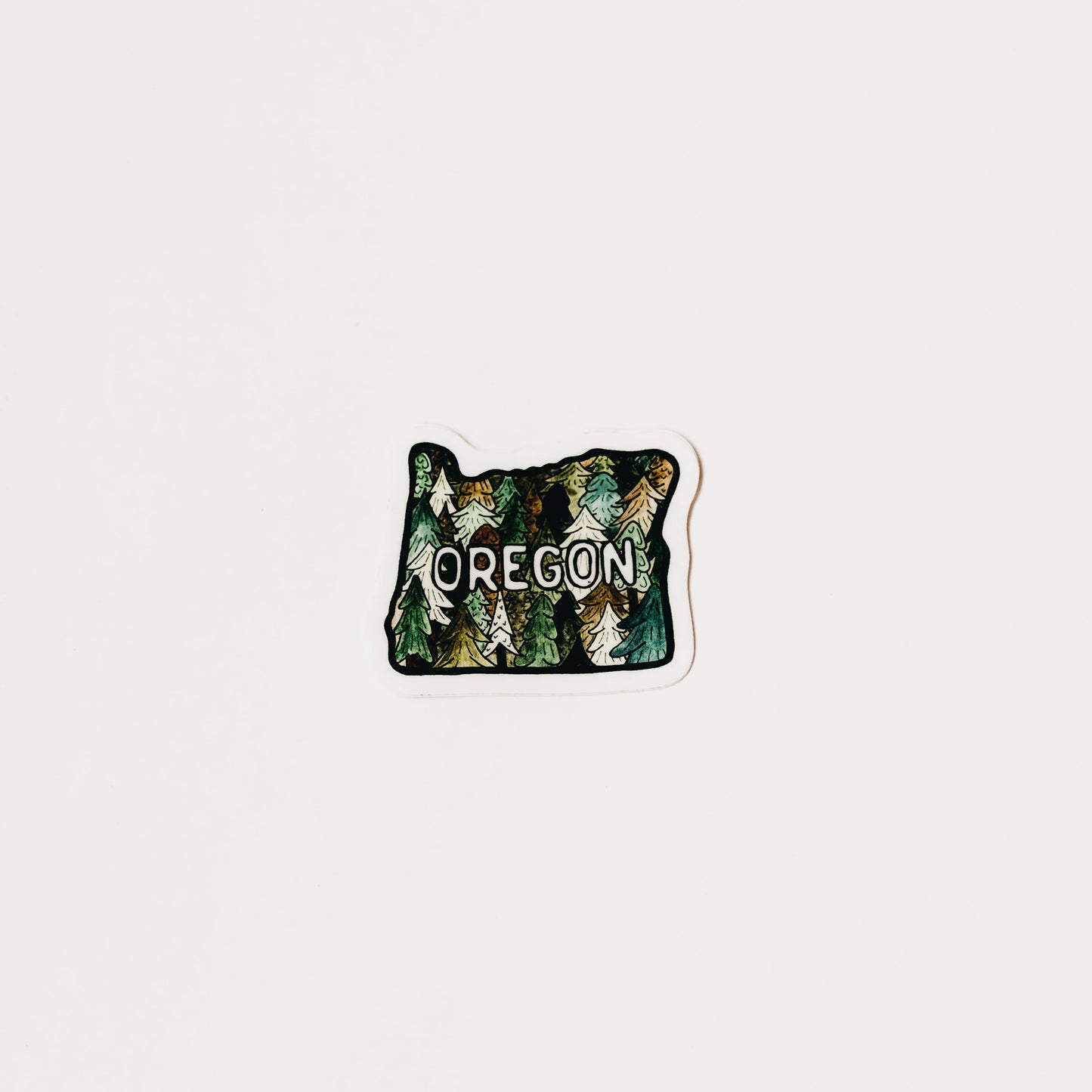 Mini Oregon Vinyl Sticker
