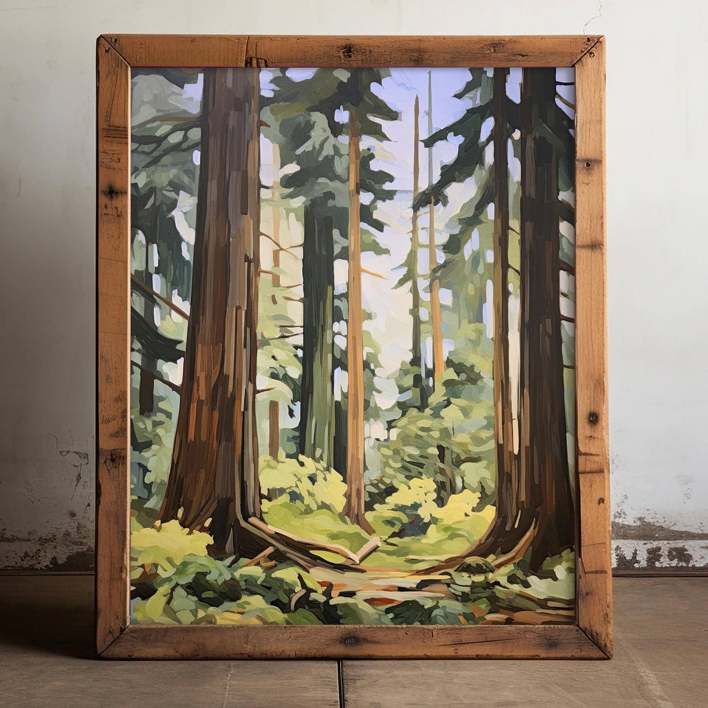Old Growth Forest Art Print
