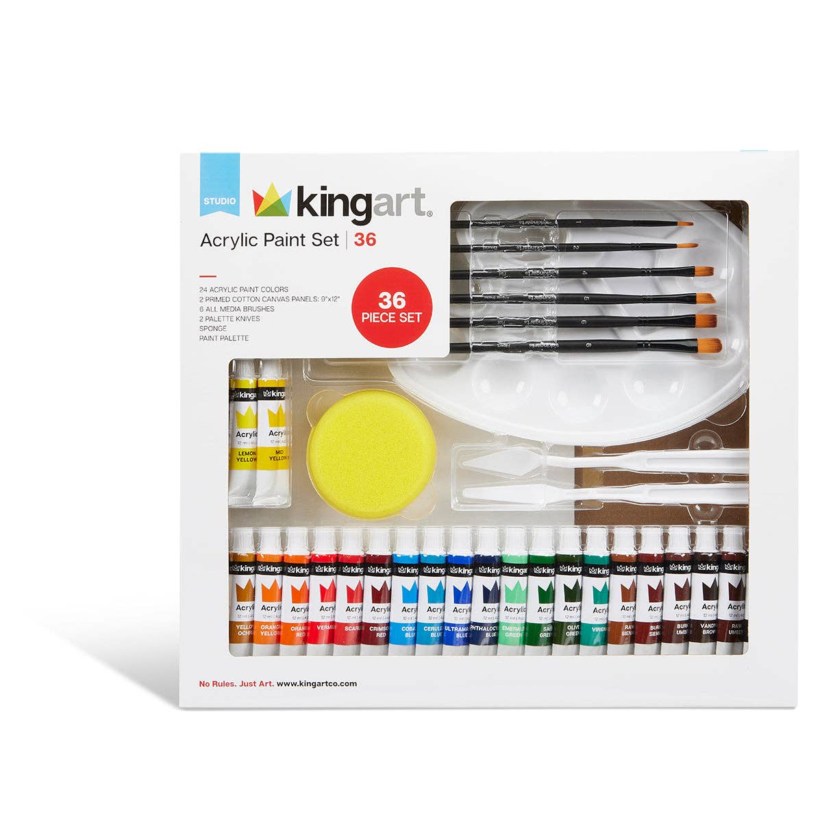 Acrylic Paint Starter Set 36 pc
