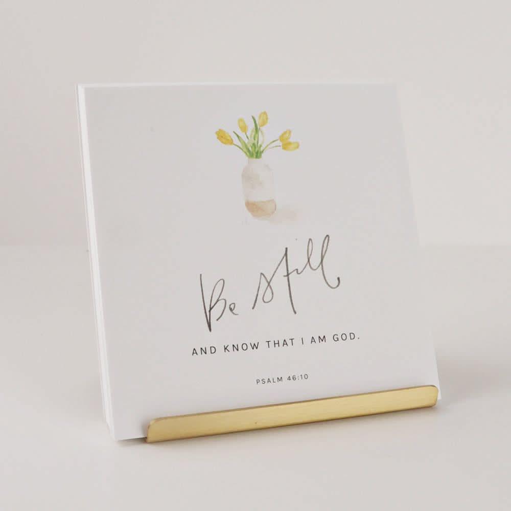Brass card holder