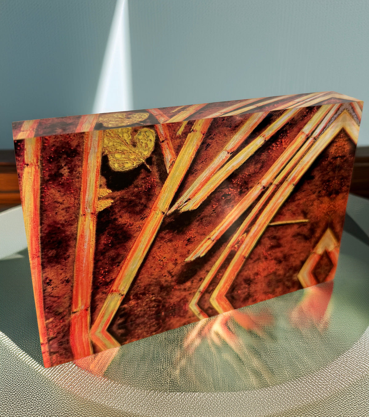 Glass Block Print