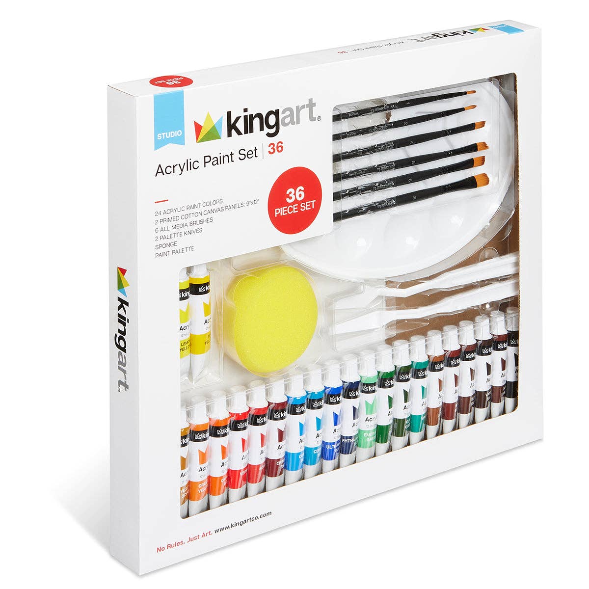 Acrylic Paint Starter Set 36 pc