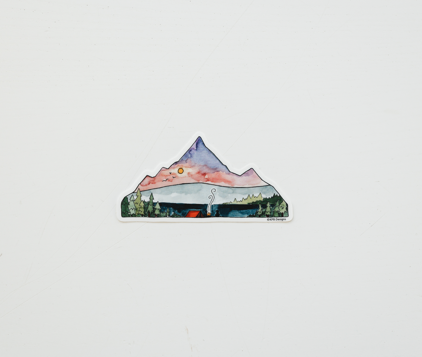 Mountain Outline Vinyl Sticker