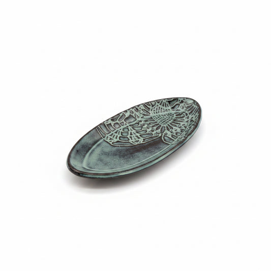 Pottery Oval Dish, Small