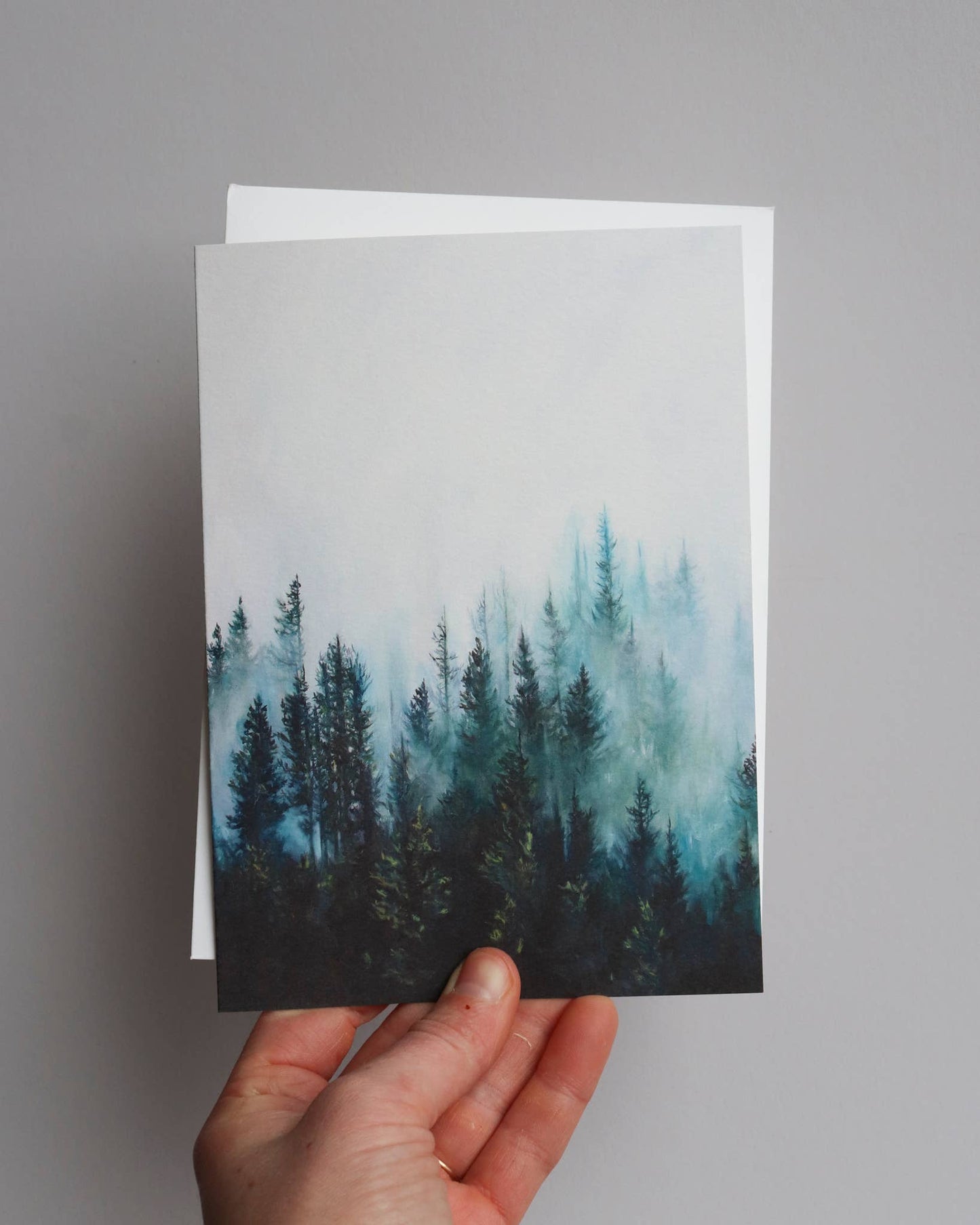 "Blue Fog" Greeting Card