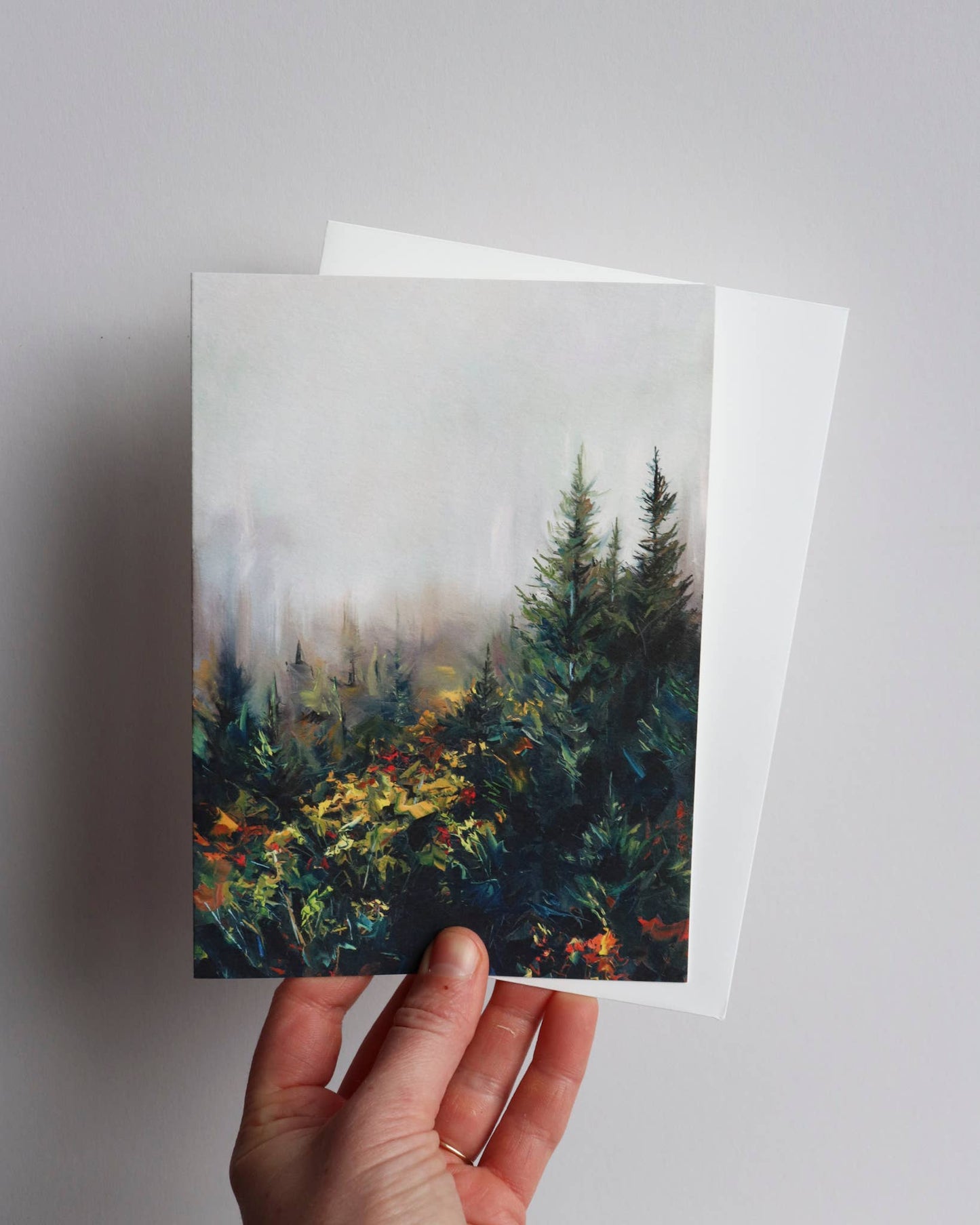 "Forest Fog" Greeting Card