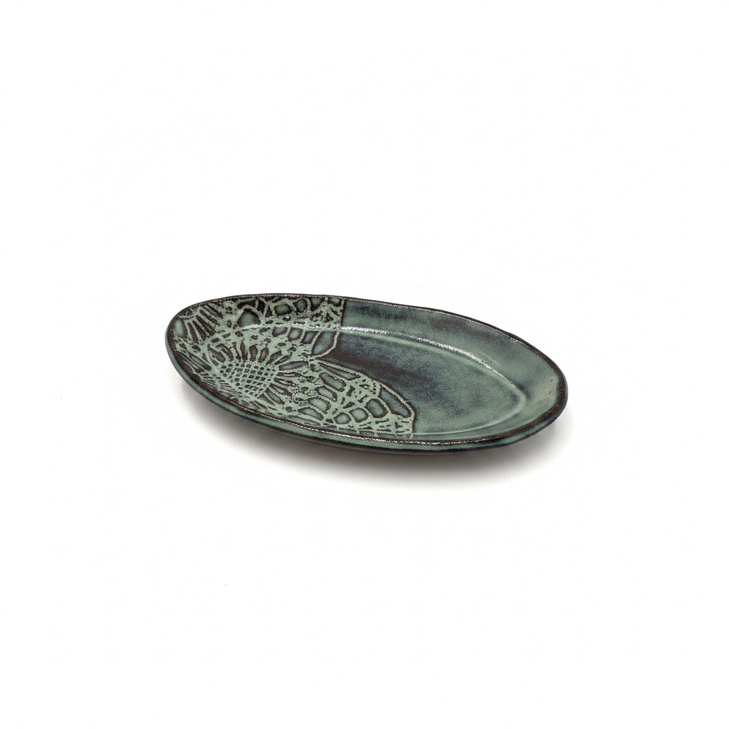 Pottery Oval Dish, Small