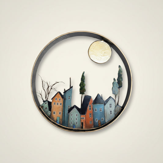 Town w/ Trees - 11"