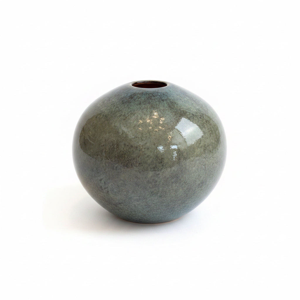 Pottery Mottled Geen and Grey