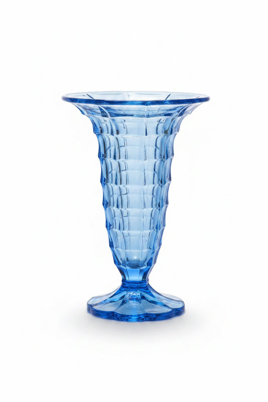 Blown Glass Vase blue