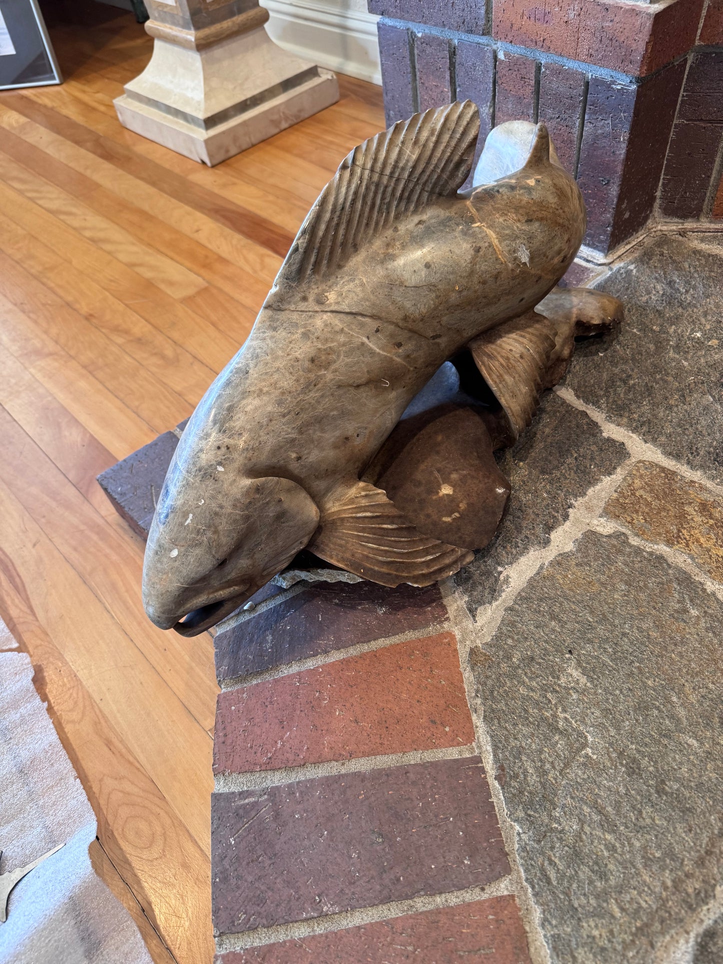 Stone Carving Soapstone Fish1