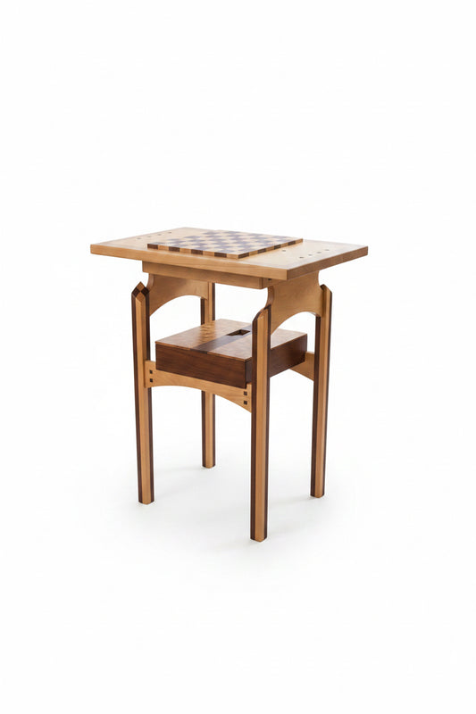 Custom Wood Chess Table
