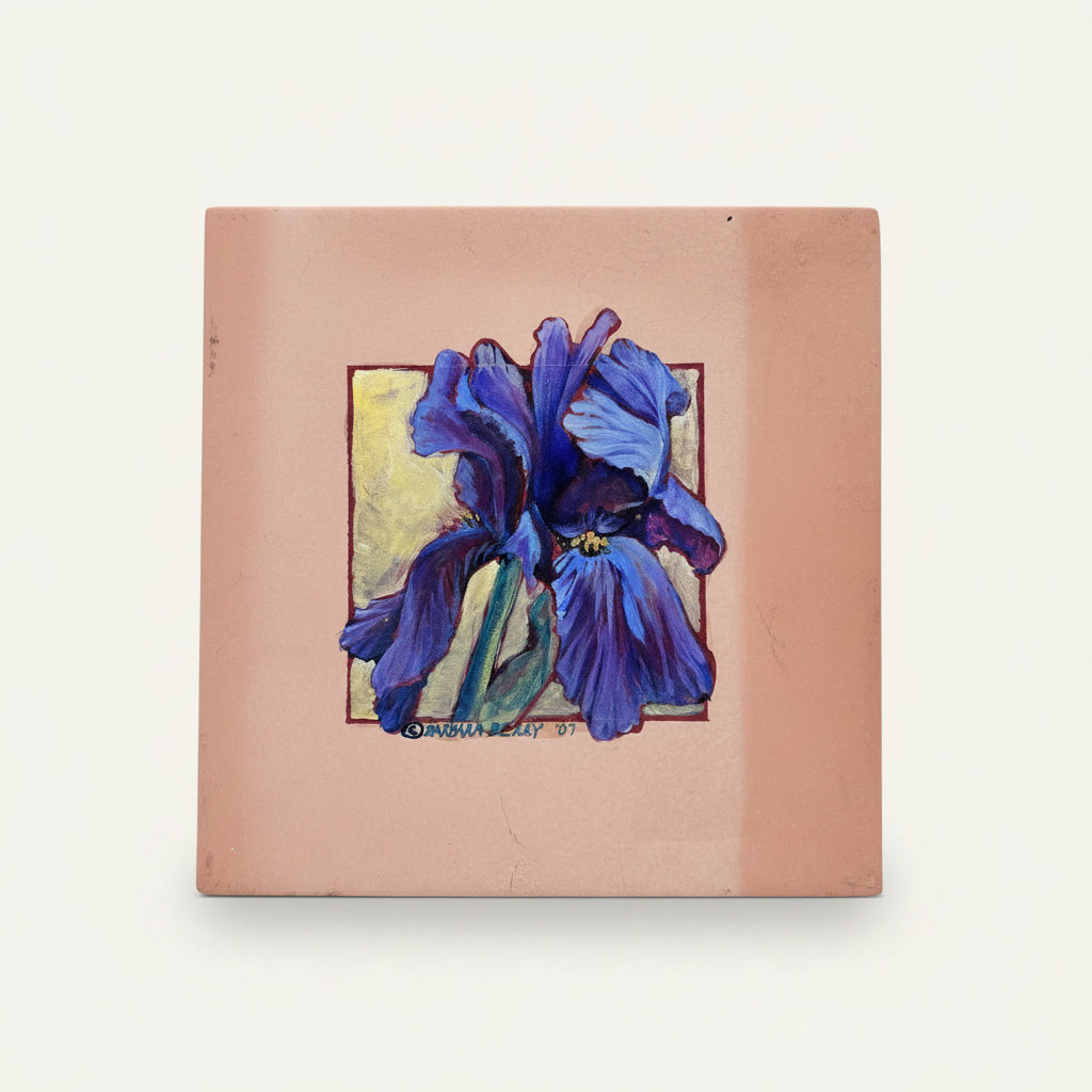 Iris on Ceramic Tile