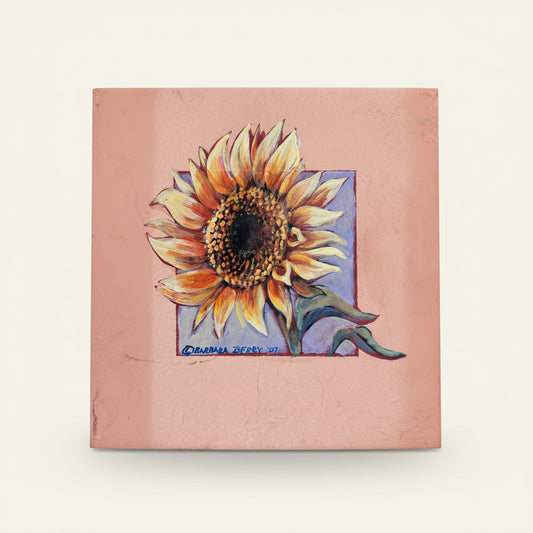 Sunflower on Ceramic Tile