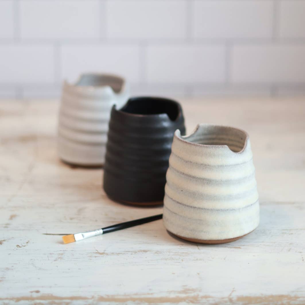 Artist's Brush Cup in 3 Color Options