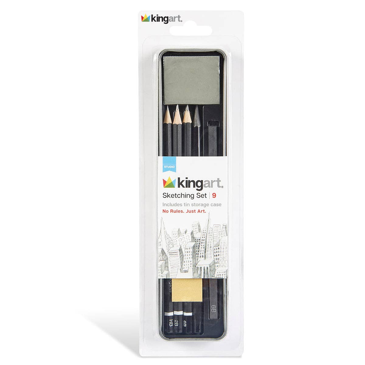 Sketching Tin Set - 9 pc