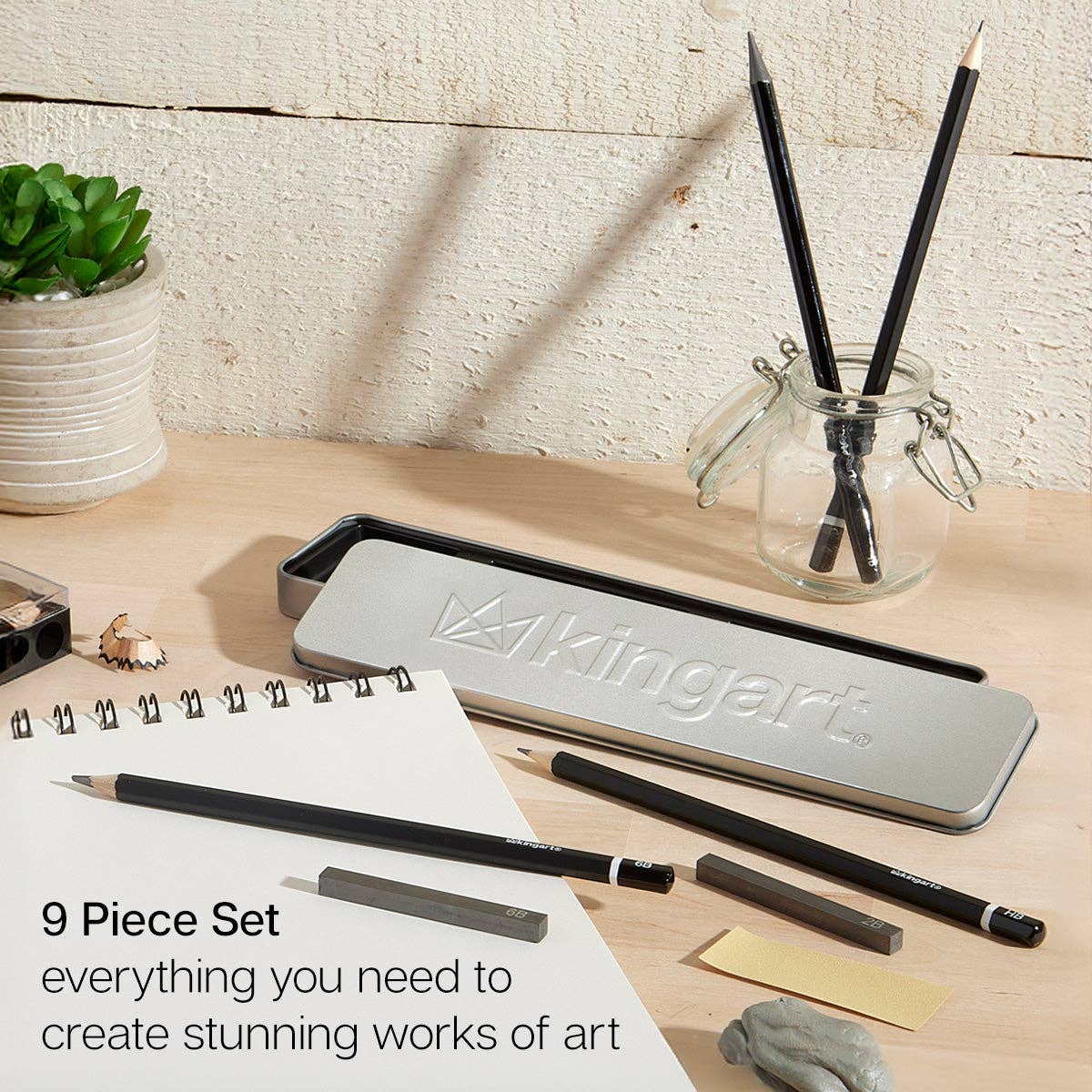 Sketching Tin Set - 9 pc
