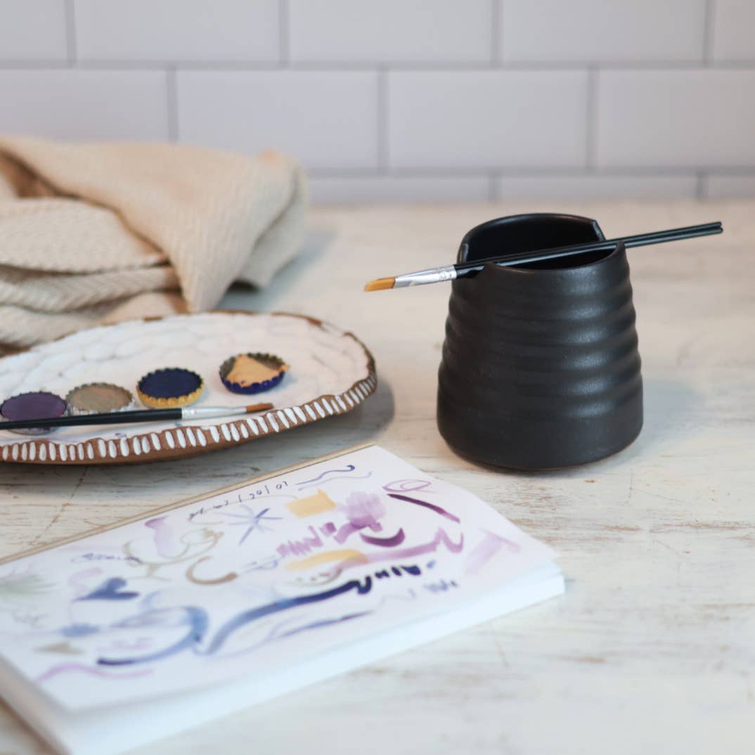 Artist's Brush Cup in 3 Color Options